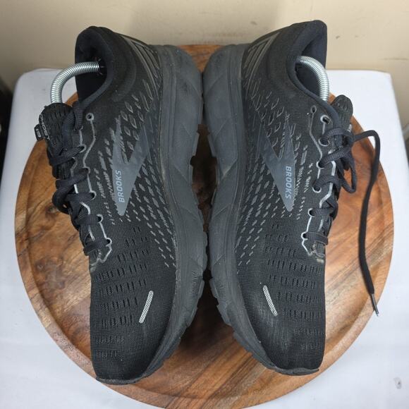 Brooks Ghost 13 Triple Black Mens Size 12.5 Athletic Running Shoes 1103484E072 - Picture 6 of 11